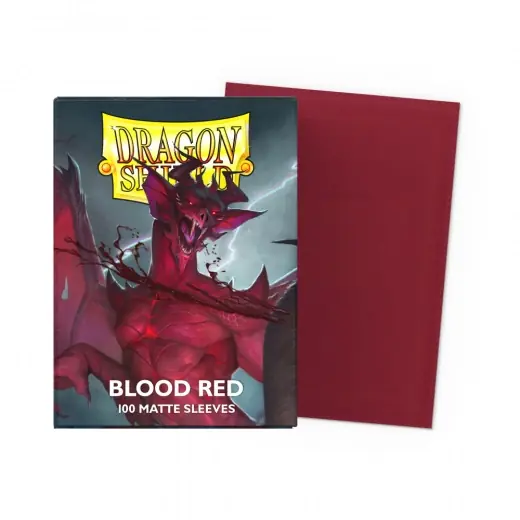 Sleeves Dragon Shield - Matte 63 x 88 mm Blood Red | Rabatter