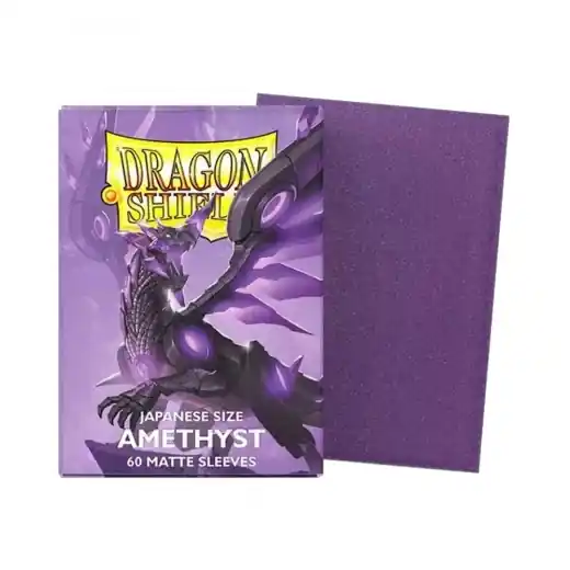Hög kvalitet - Sleeves Dragon Shield - Matte Japanese 59 x 86 mm Amethyst
