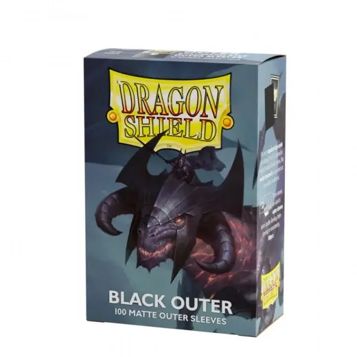 Outer Sleeves Dragon Shield - Matte 63 x 88 mm Black | Mycket uppskattad
