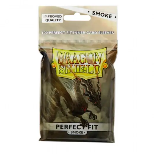 Sleeves Dragon Shield - 63 x 88 mm Perfect Fit Inner - Smoke - Handla online