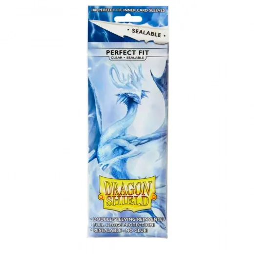 Gratis retur - Sleeves Dragon Shield - 63 x 88 mm Perfect Fit Inner Sealable - Clear