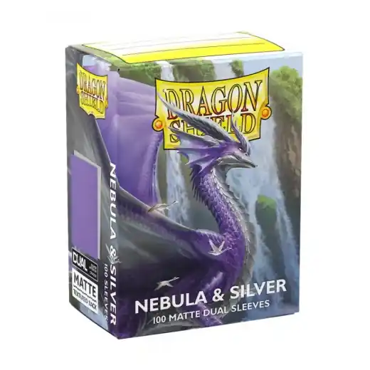 Rabatter - Sleeves Dragon Shield Matte Dual - 63 x 88 mm Nebula & Silver