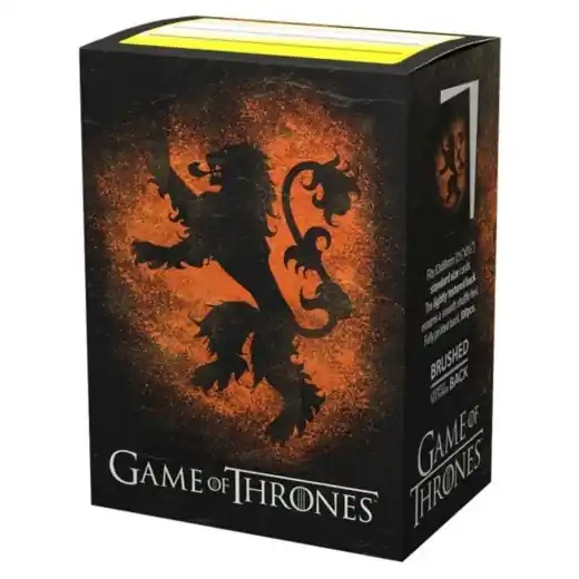 Professionell kvalitet | Sleeves Dragon Shield - 63 x 88 mm House Lannister