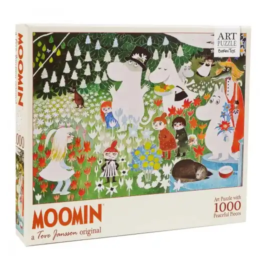 Nytt lägre pris | Pussel Mumin Blomsterträdgården 1000 Bitar