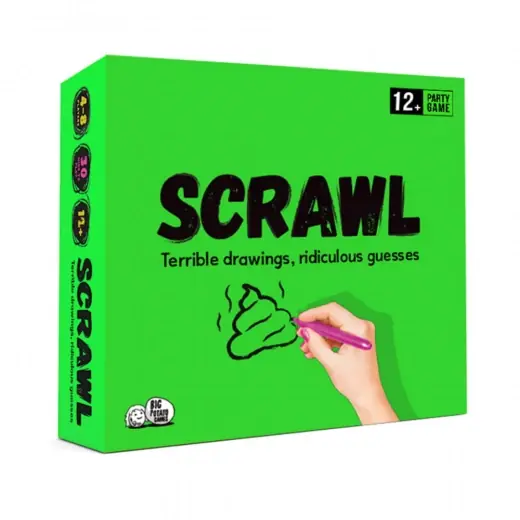 Efterfrågad - Scrawl - Family Party Game