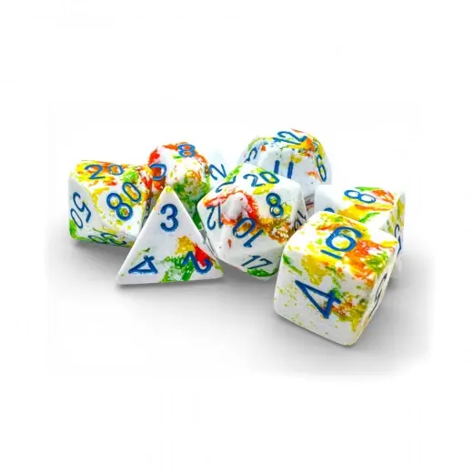 Dice Set 7 Brush Breezy/Blue - Spara mer