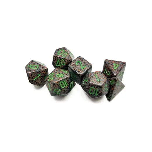 Ta chansen | Dice Set 7 Speckled Earth