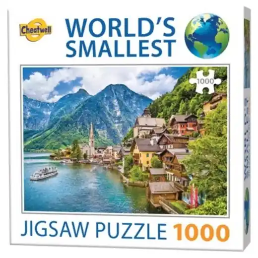 Världens Minsta Pussel Hallstatt, Austria 1000 bitar | Populär