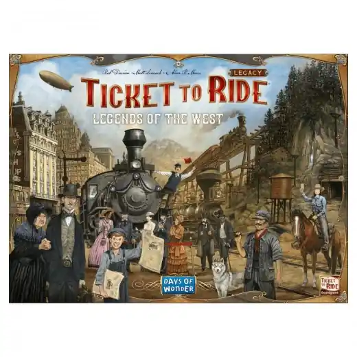 Nytt i webbutiken | Ticket to Ride Legacy Legends of the West