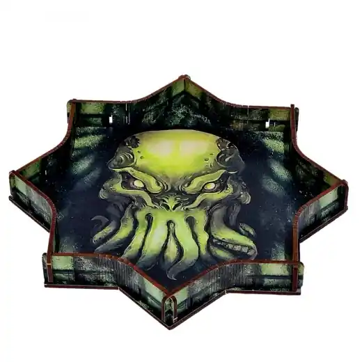 e-Raptor - Dice Tray Cthulhu 23 cm - Green | Fyndpris