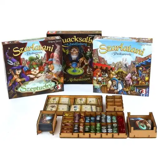 e-Raptor Insert - The Quacks of Quedlinburg + Expansions - Klar att skickas