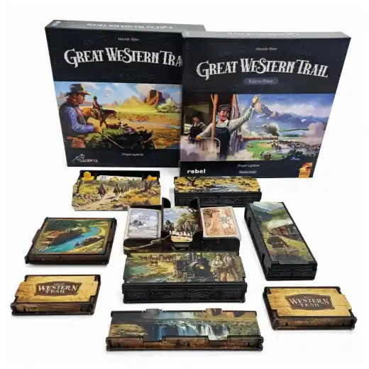 e-Raptor Insert - Great Western Trail 2nd ed + expansion UV Print - Utförsäljning