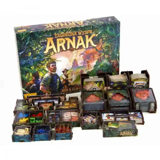 e-Raptor Insert - Lost Ruins of Arnak + expansion UV Print | Toppkvalitet