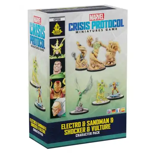 Marvel Crisis Protocol - Electro & Sandman & Shocker & Vulture (Exp.) - Expressfrakt