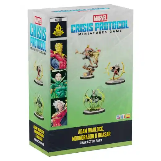 Marvel Crisis Protocol - Adam Warlock, Moondragon and Quasar (Exp.) - Fabrikspris