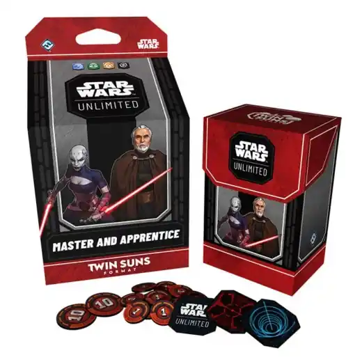 Mycket efterfrågad | Star Wars Unlimited - Master and Apprentice Twin Suns Deck