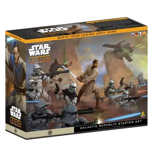 Star Wars Legion - Galactic Republic Starter Set (Exp.) - Få kvar i lager