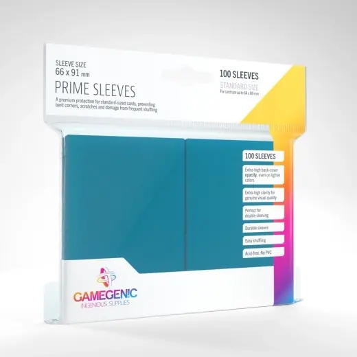 Bara idag | GameGenic Prime Sleeves Blue 64 x 89 mm