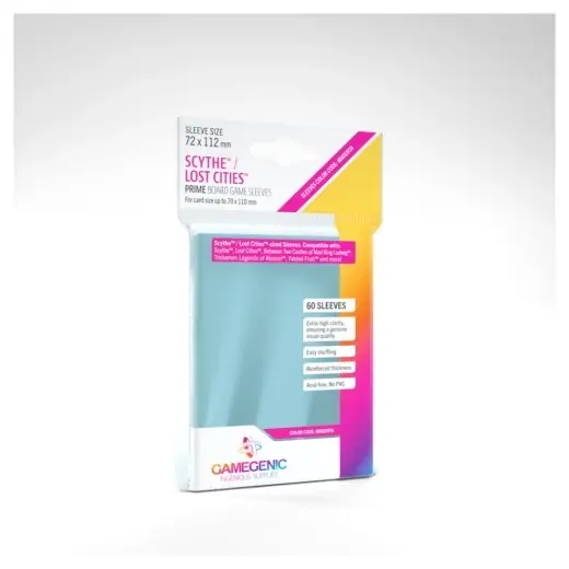 GameGenic Prime Sleeves Clear 70 x 110 mm | Specialerbjudande