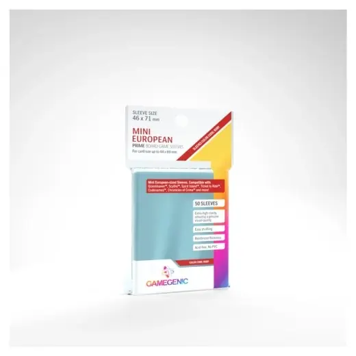 Efterfrågad | GameGenic Prime Sleeves Clear 44 x 69 mm