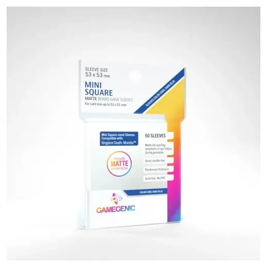 Storsäljare | GameGenic Matte Sleeves Clear 51 x 51 mm