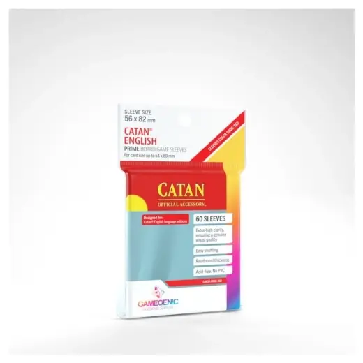 Handla säkert - GameGenic Prime Sleeves Clear 54 x 80 mm