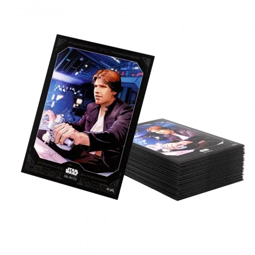 Nästan slut | GameGenic Art Sleeves 64 x 90 mm - Star Wars Han Solo