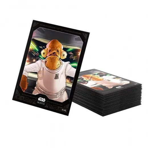 GameGenic Art Sleeves 64 x 90 mm - Star Wars Admiral Ackbar | Köp idag