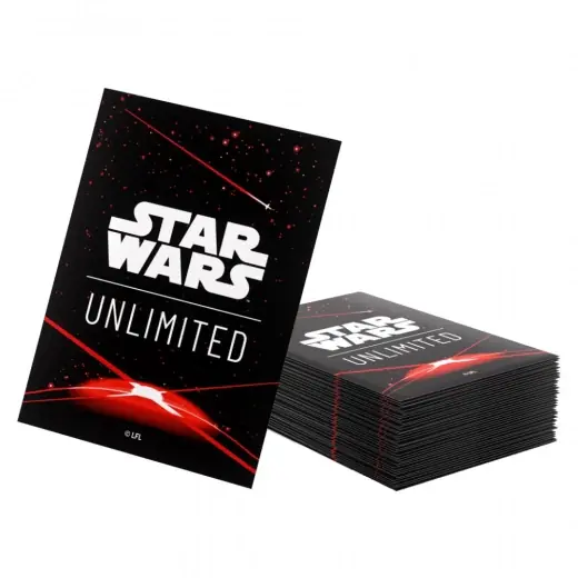Fabrikspris | GameGenic Art Sleeves 64 x 90 mm - Star Wars Card Back Red