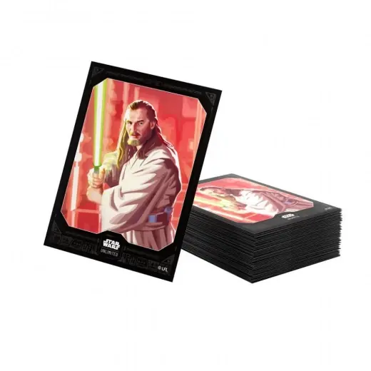 Spara nu | GameGenic Art Sleeves 64 x 90 mm - Qui-Gon Jinn