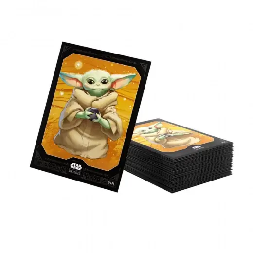 GameGenic Art Sleeves 64 x 90 mm - Grogu | Bästa pris