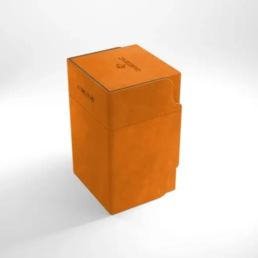 GameGenic Watchtower 100+ Convertible Deck Box (Orange) | Toppkvalitet