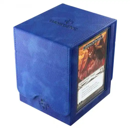 GameGenic Squire PLUS 100+ XL Convertible Deck Box - Blue - Kanonpris