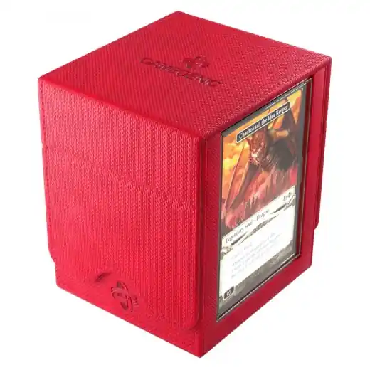 Köp online - GameGenic Squire PLUS 100+ XL Convertible Deck Box - Red
