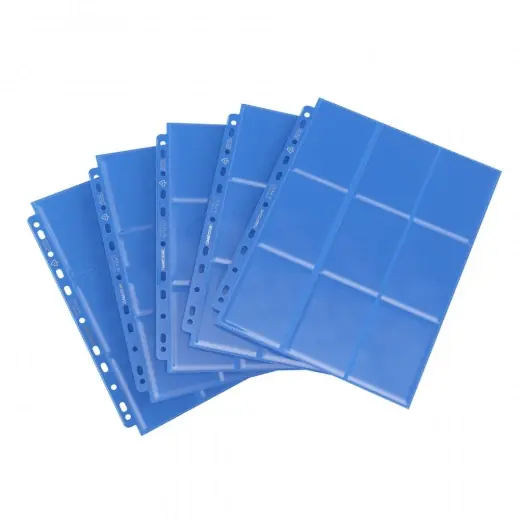GameGenic 18-Pocket Side-Loading Pages - Blue (10-Pack) | Kampanjpris
