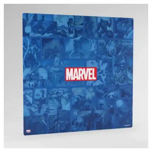 GameGenic Game Mat XL Marvel Champions - Blue | Tidsbegränsat erbjudande
