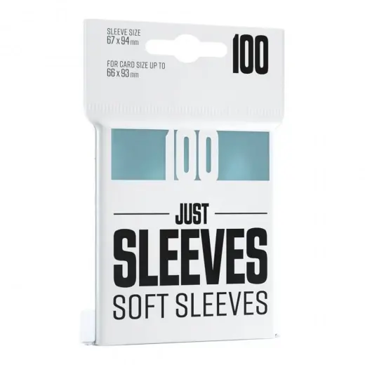 GameGenic Just Sleeves Soft Clear 66 x 93 mm - Kundfavorit