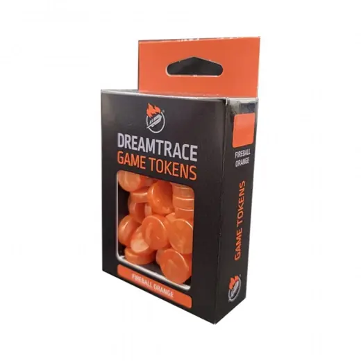 DreamTrace Game Tokens Fireball Orange - Enkel retur