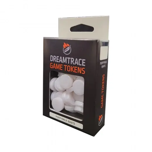 Bara denna vecka | DreamTrace Game Tokens Poppymilk White