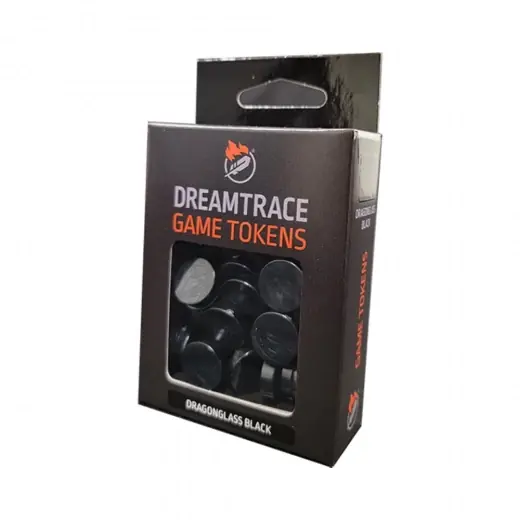I lager | DreamTrace Game Tokens Dragonglass Black