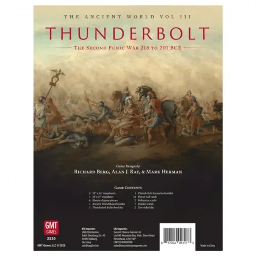 Thunderbolt The Second Punic War 218 to 208 BC | Hög kvalitet