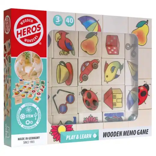 Wooden Wonders - Wooden Memo Game | Tidsbegränsat erbjudande
