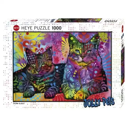 Spara mer | Heye Pussel Devoted 2 Cats 1000 Bitar