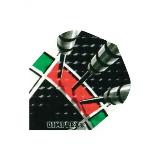 Harrows Flights - Treble 20 Dimplex - Populär
