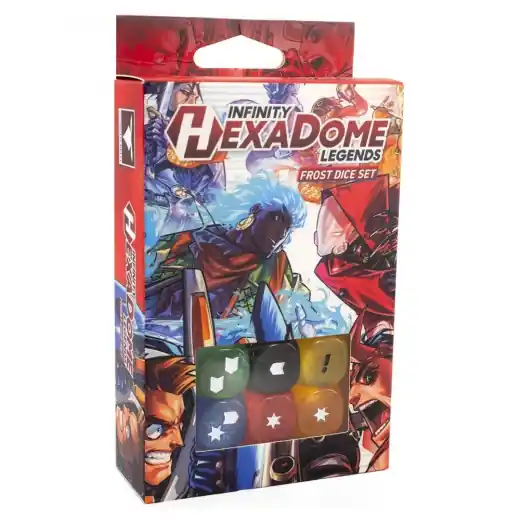 Infinity HexaDome Legends - Frost Dice Set (Exp.) | Kanonerbjudande