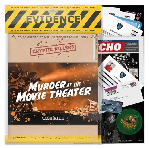 Trygg betalning - Cryptic Killers Murder at the Movie Theater