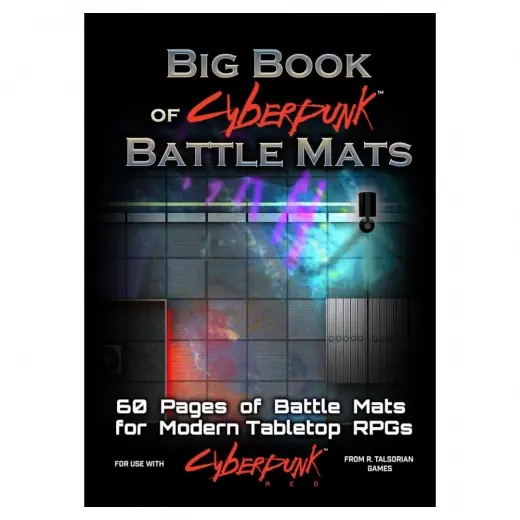 Big Book of Cyberpunk RED Battle Mats | Begränsat lager