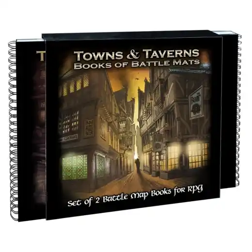 Books of Battle Mats - Towns & Taverns | Efterfrågad