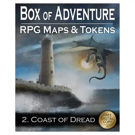 Enkel retur - Box of Adventure RPG Maps & Tokens 2 - Coast of Dread