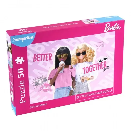 Skynda dig - Pussel Barbie Better Together 50 Bitar